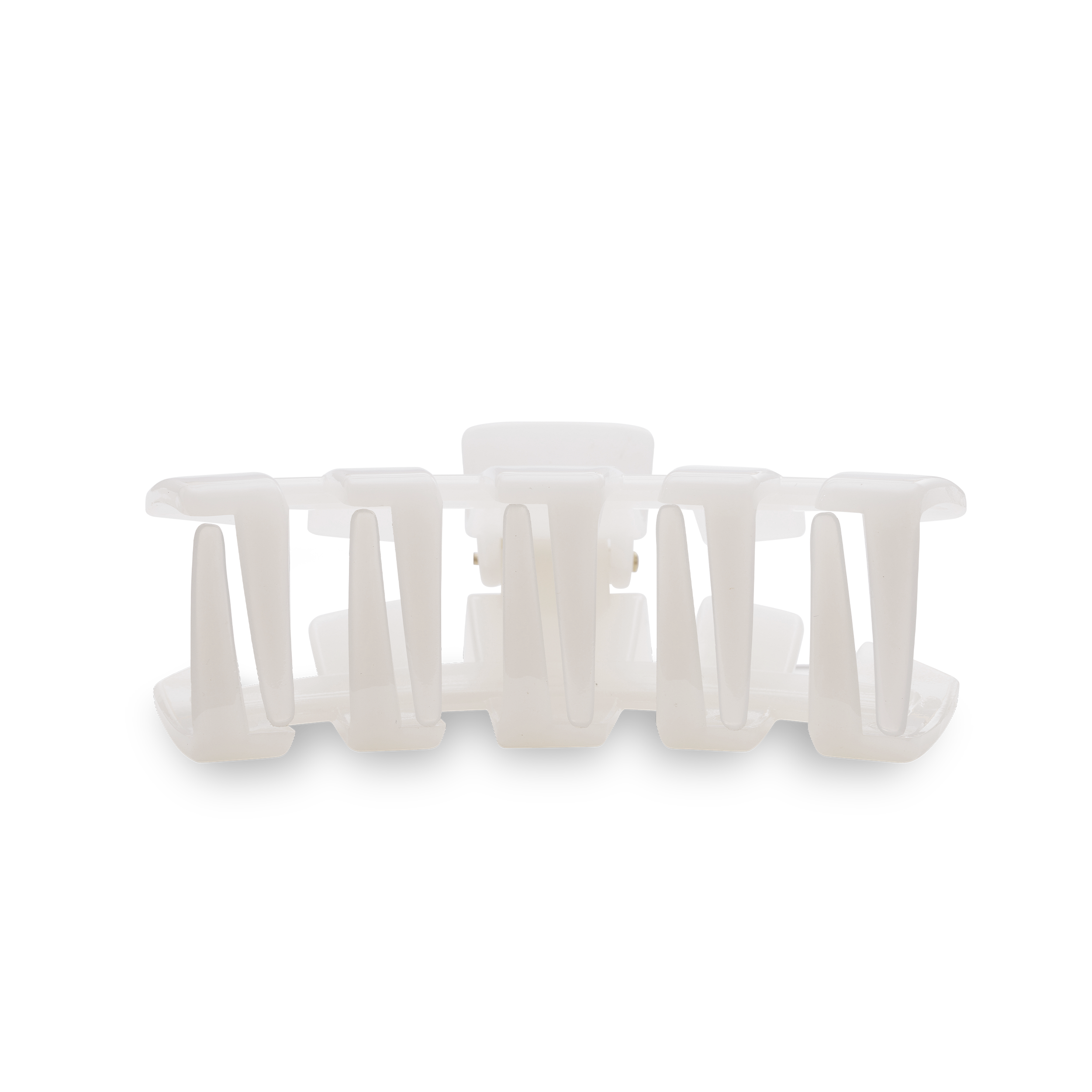 Teleties Classic Coconut White Medium Claw Clip - Medium