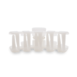 Teleties Classic Coconut White Small Claw Clip - Small