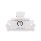 Teleties Classic Coconut White Small Claw Clip - Small