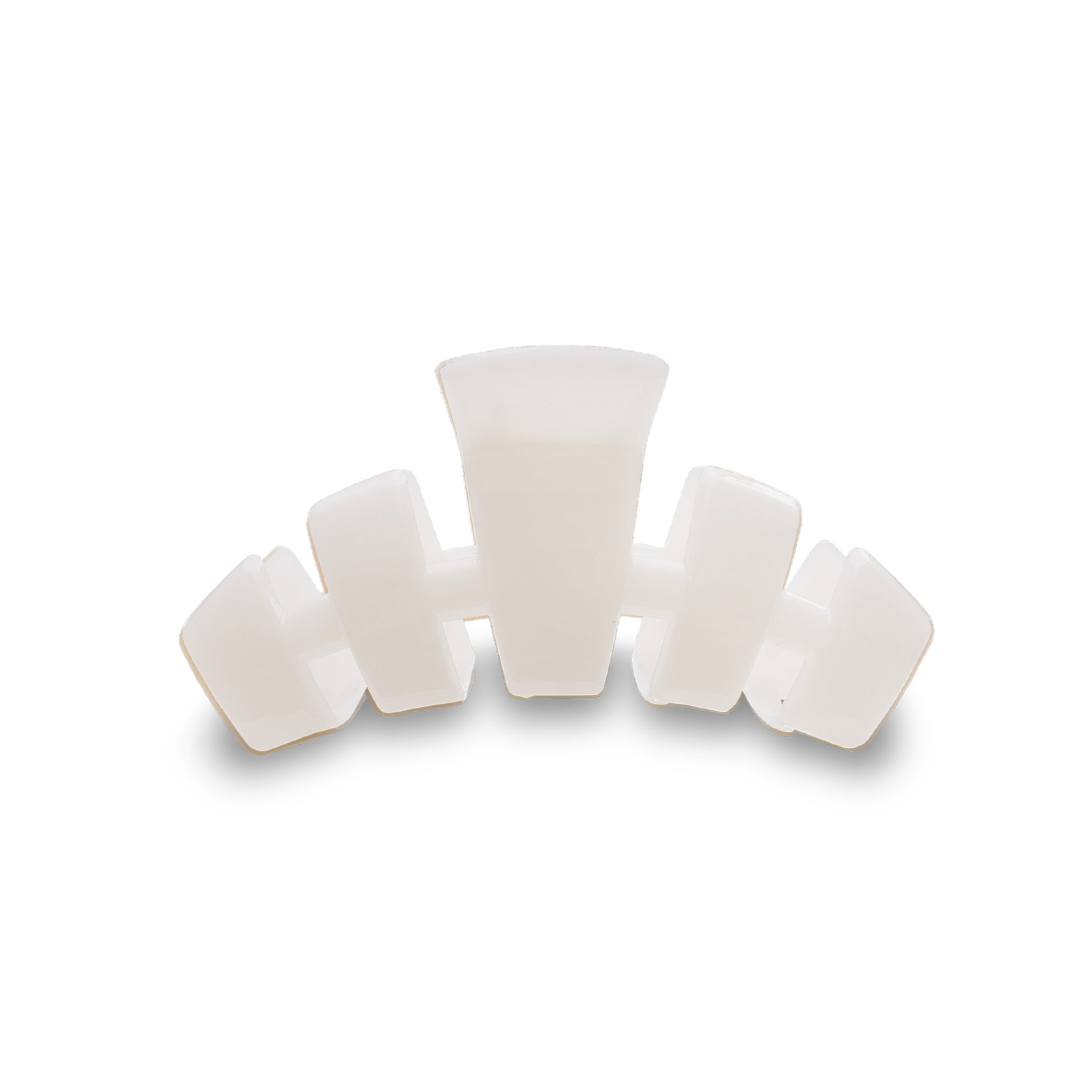 Teleties Classic Coconut White Small Claw Clip - Small