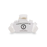 Teleties Classic Coconut White Tiny Claw Clip - Tiny