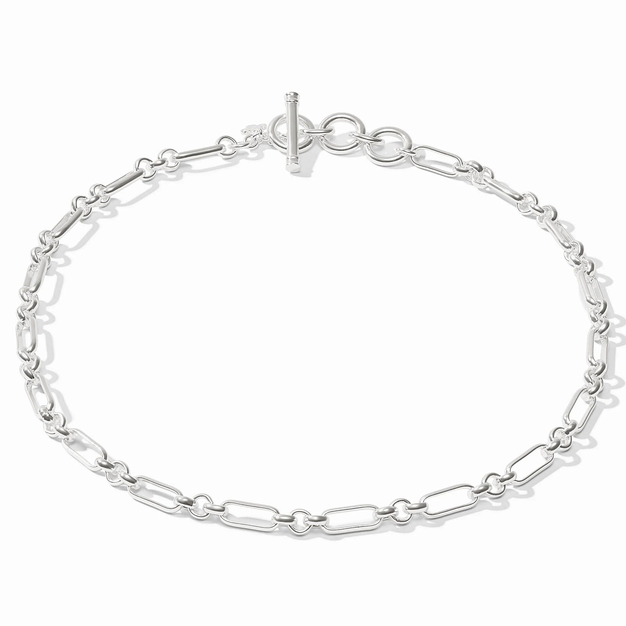 Julie Vos Colette Link Necklace - Silver