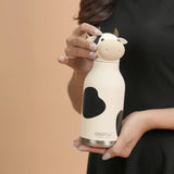 Bestie 16 oz Water Bottle - Cow