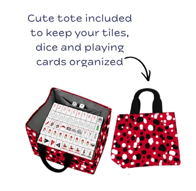 Athens Mahjong Tiles with Tote Bag/Dice