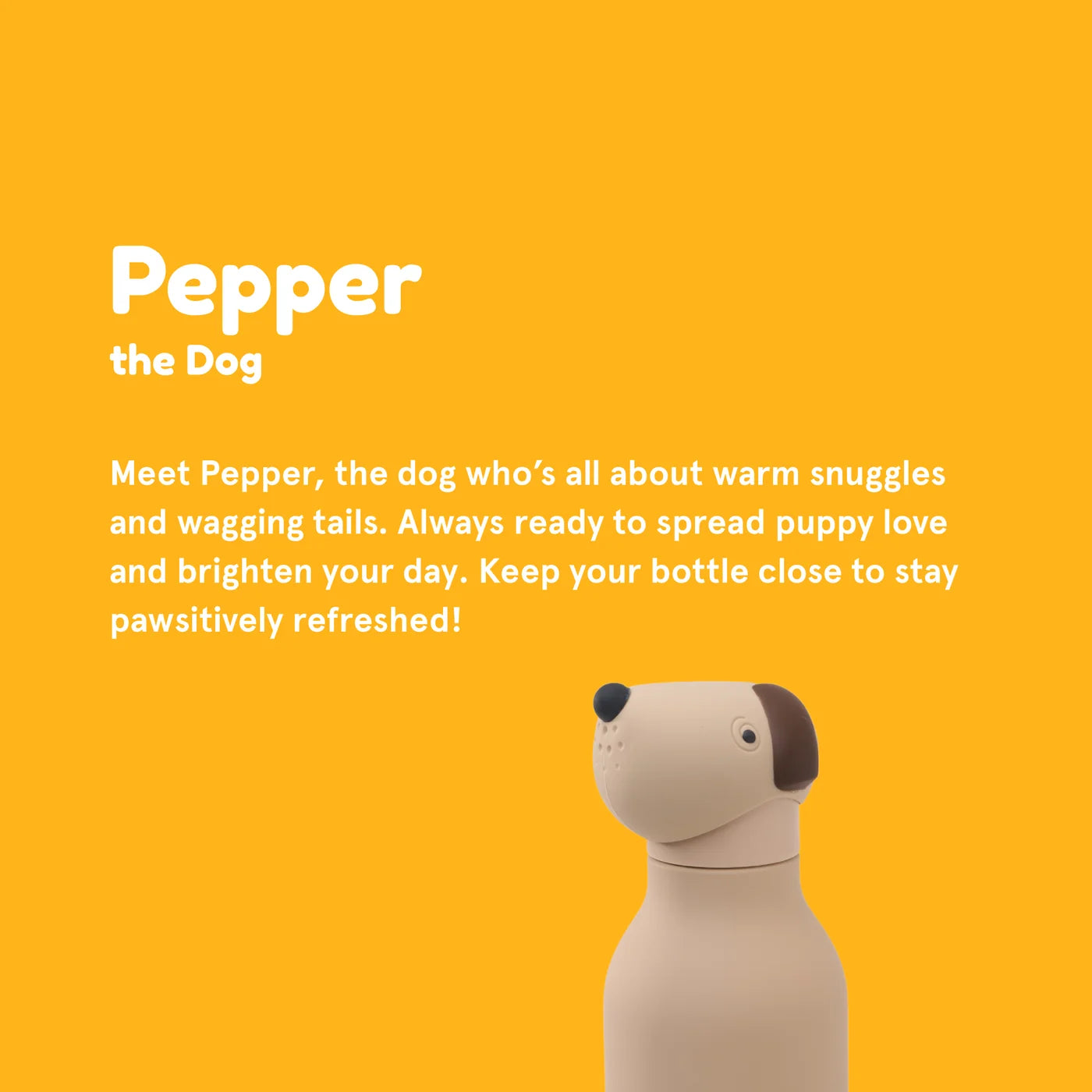 Bestie 16 oz Water Bottle - Dog