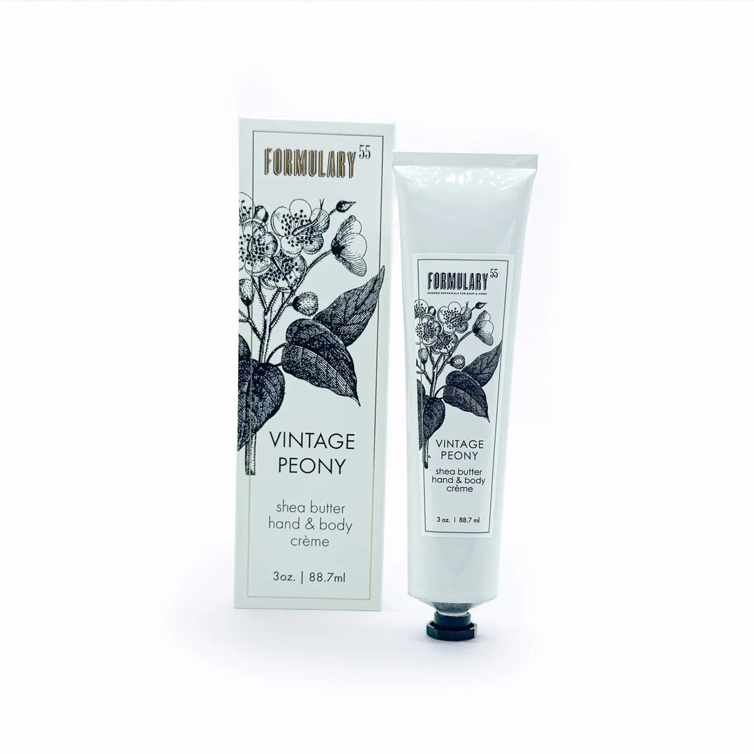Formulary 55 Vintage Peony - On-the-Go Shea Butter Hand and Body Creme Tube