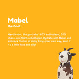 Bestie 16 oz Water Bottle - Goat