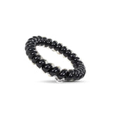 Teleties Jet Black Large Hair Ties - Large