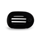 Teleties Jet Black Small Flat Round Hair Clip - Small