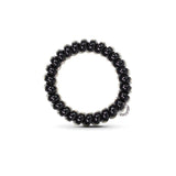 Teleties Jet Black Large Hair Ties - Large
