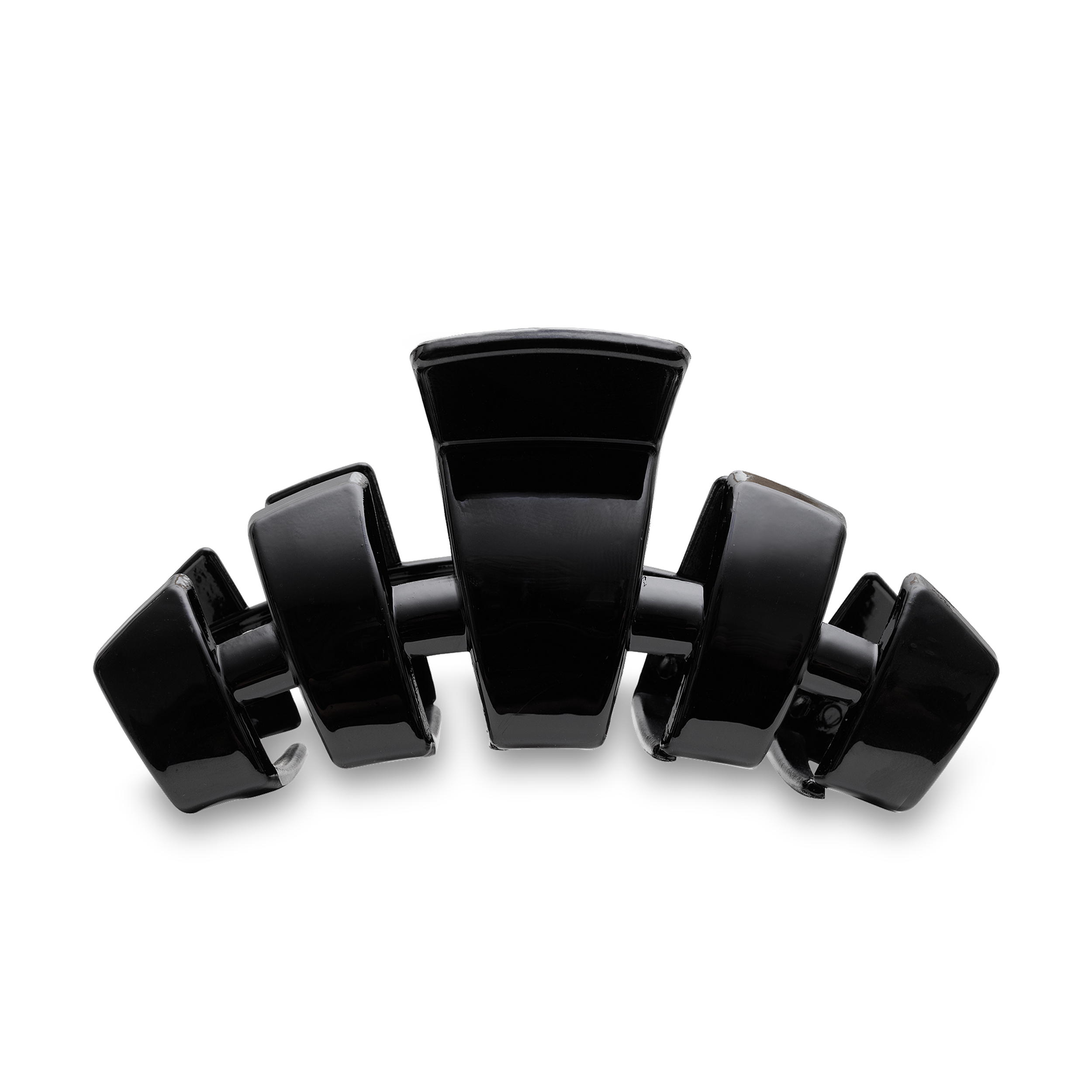 Teleties Classic Jet Black Large Claw Clip - Large