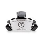 Teleties Classic Jet Black Small Claw Clip - Small