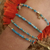 Mystical Apatite Gold Bracelet