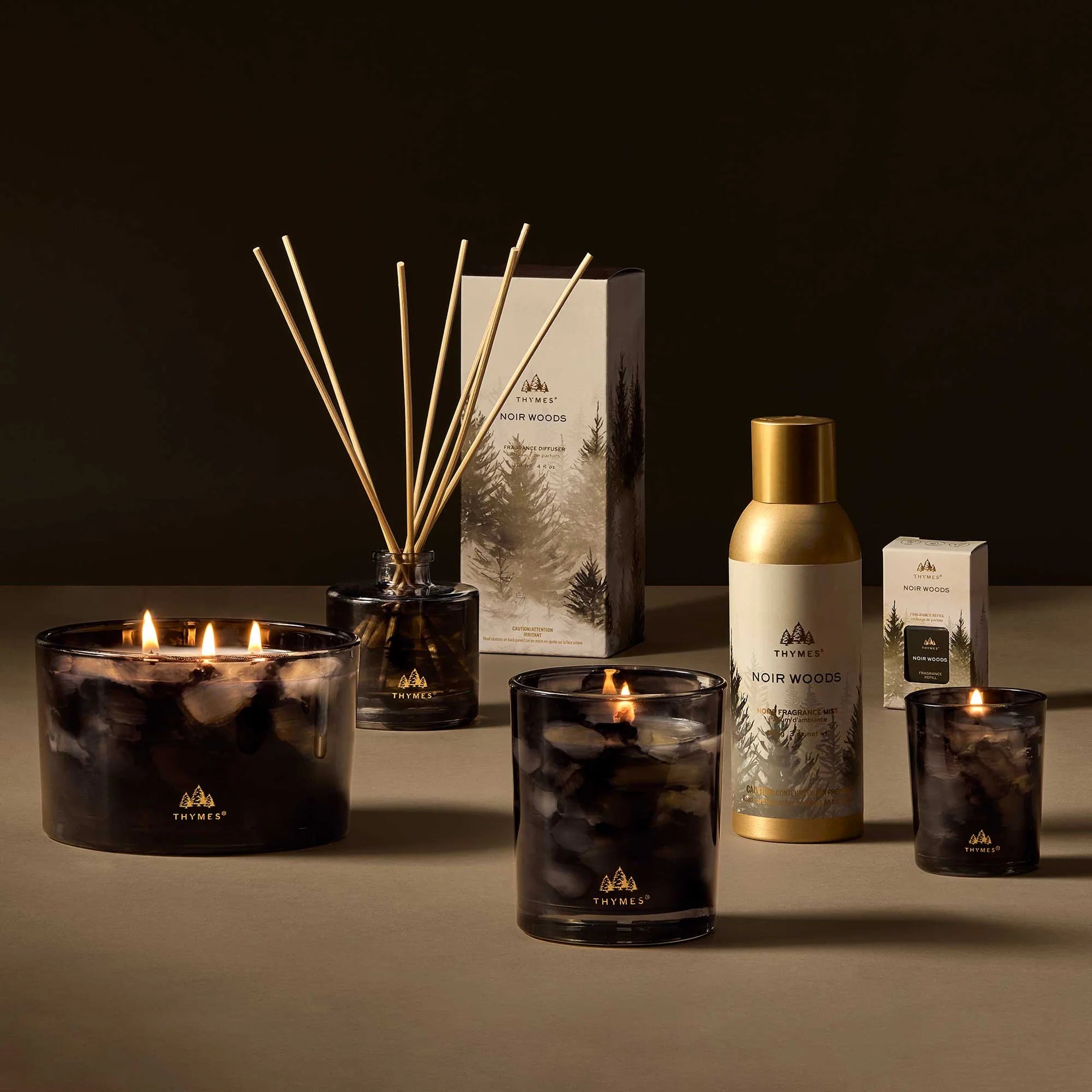 Noir Woods Boxed Candle 6.5 oz