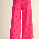 Hot Pink Polka Dot Pants