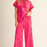 Hot Pink Polka Dot Pants