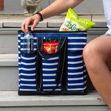 Rocket Pocket Tote - Nantucket Navy