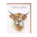 Happy Birthday Highland Cow Greeting Card