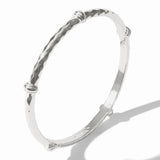 Julie Vos Savannah Bangle - Silver Medium