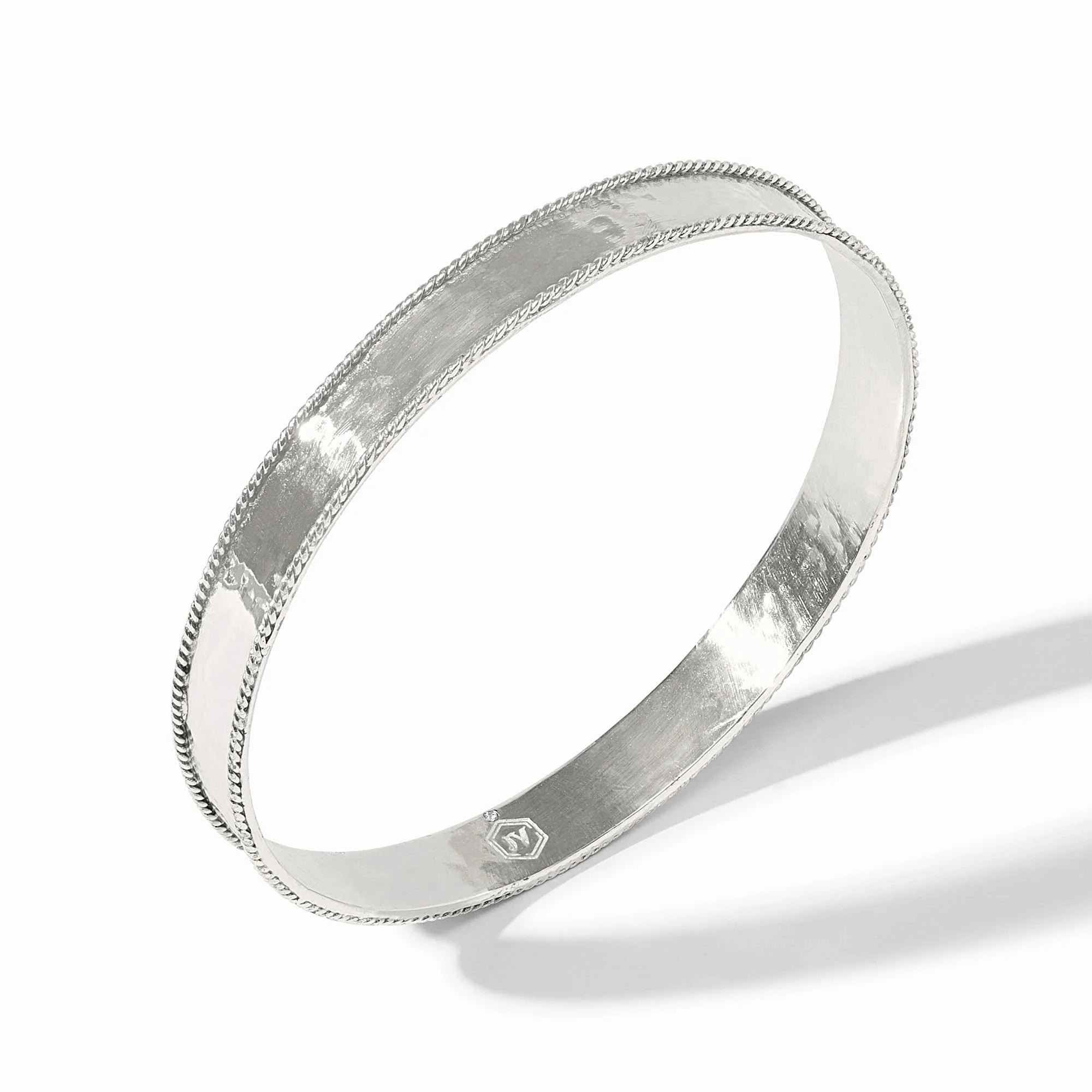 Julie Vos Savoy Bangle - Silver Large