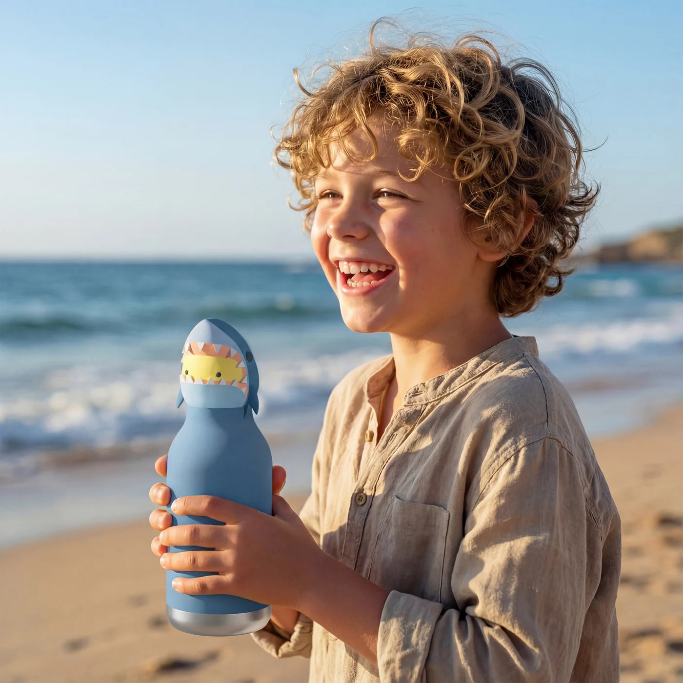 Bestie 16 oz Water Bottle - Shark