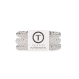 Teleties Silver Slay Small Hair Ties - Small