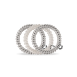 Teleties Silver Slay Small Hair Ties - Small