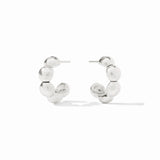 Julie Vos Solara Nova Hoop - Silver Small