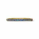 Julie Vos Stardust Hinge Bangle - Sapphire Blue