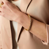 Julie Vos Stardust Hinge Bangle - Multi Stone