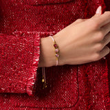 Julie Vos The Pink Trio Bracelet - Pink Tourmaline
