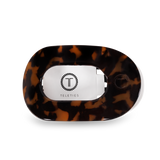 Teleties Tortoise Medium Flat Round Hair Clip - Medium