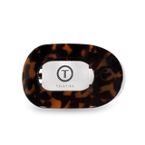 Teleties Tortoise Small Flat Round Hair Clip - Small