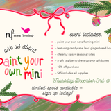 Paint your own Nora Fleming Mini | Dec 3rd | 8:00 pm