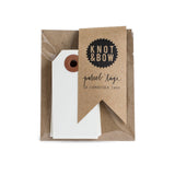 White Parcel Tags: White
