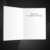 Funny Friendship Greeting Card | A Lot to Spend on a Purse: Message Inside