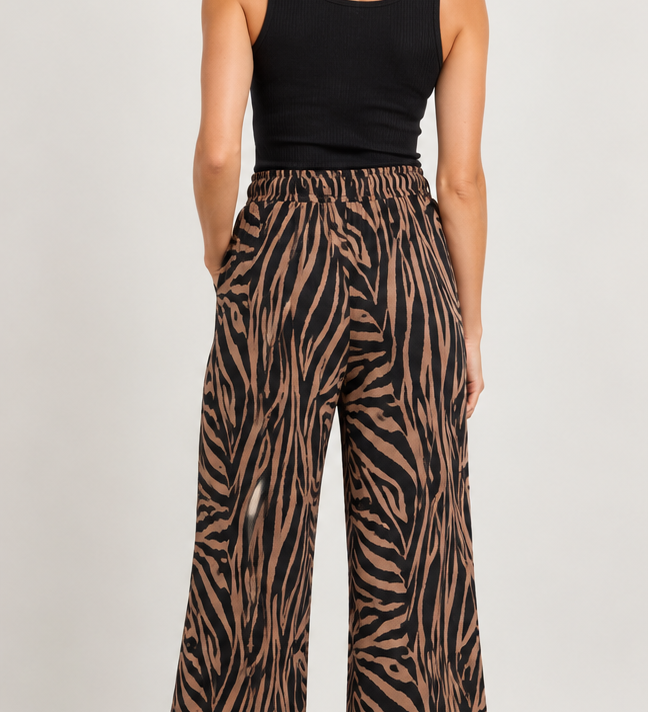 Animal Print Plus Pants