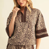 JODIFL Animal Beige Top