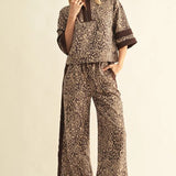 JODIFL Animal Beige Top