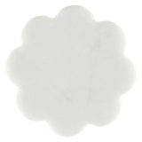 Scalloped Marble Coasters - Set of 4