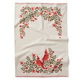 RIFLE PAPER CO. Christmas Cardinals Tea Towel