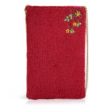 Meadow Ditsy Floral Multi Color Beaded Crossbody Phone Bag