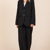 Loose Fit Pintuck Pants