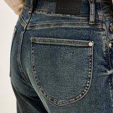 Judy Blue High Waist Marlow Hollywood Waistband Double Button Jeans