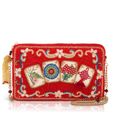 PRE-ORDER ONLY Mahjong Mood Red Tile Game Crossbody Handbag