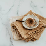 Hand dyed Organic cotton Kitchen Towel: Clay