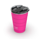 Dragon Fruit Fuchsia 16 oz Insulated Stackable Tumbler