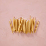 Hand-dipped Beeswax Birthday Candles | Natural