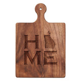 "Georgia" Artisan Walnut Paddle Board | 9" x 6"