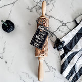 Wooden Embossed Pumpkin Rolling Pin